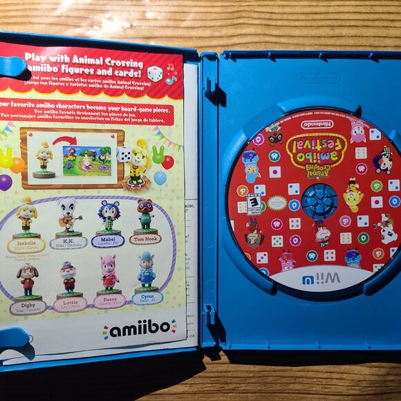 Animal Crossing Amiibo Festival Nintendo Wii U Game (CIB) - Picture 2 of 5